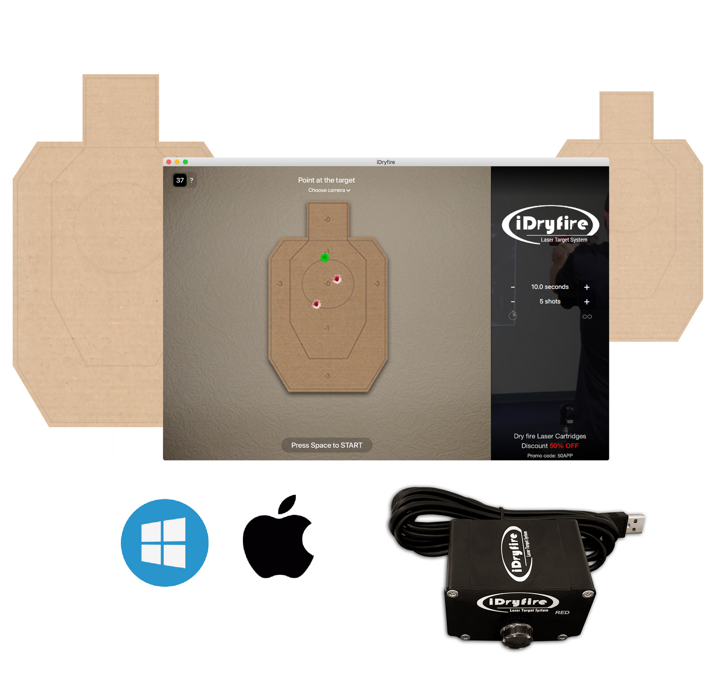 M&P Smith & Wesson Blowback Laser Training Pistol